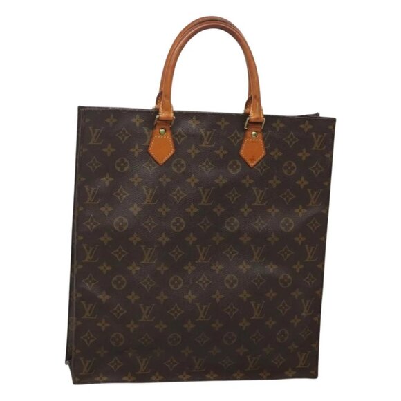 LOUIS VUITTON Monogram Sac Plat Hand Bag - Picture 1 of 16